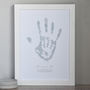 Personalised Hold My Hand Childs Handprint Print, thumbnail 3 of 4