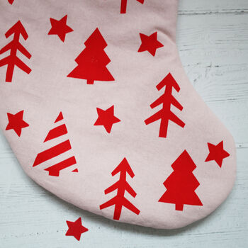 Personalised Screen Printed Christmas Stocking, 10 of 12