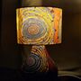 Klimt 'The Kiss' Table Lamp: Abstract Decoupage Night, thumbnail 8 of 10