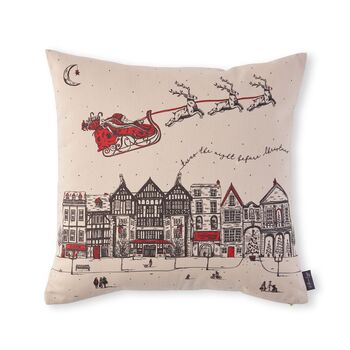 Santa's Sleigh Cushion Cover, 2 of 4