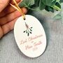 Personalised Last Christmas As A Miss Christmas Decoration, thumbnail 1 of 2