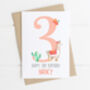 Personalised Children's Birthday Card Llamas, thumbnail 4 of 9