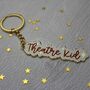 Theatre Kid Enamel Keyring, thumbnail 2 of 2