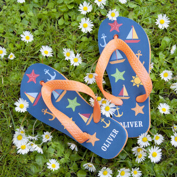 Personalised Colourful Kid's Flip Flops, 11 of 12