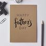 'Happy Fathers Day' Letterpress Card, thumbnail 1 of 3