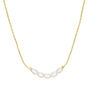 18ct Gold Plated Pearl Bead Necklace, thumbnail 1 of 4