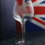 Engraved Commemorative Coronation Of The King Gin Glass, thumbnail 2 of 2