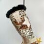 Animal Print Cowboy Boot Christmas Stocking, thumbnail 5 of 6