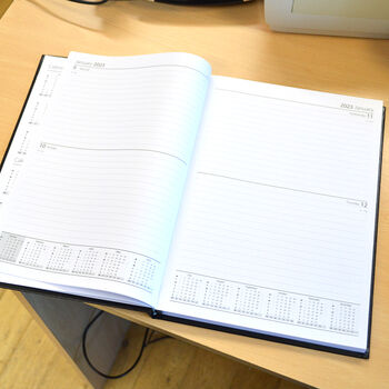 Personalised A4 Diary With Your Own Message Or Quote, 4 of 6