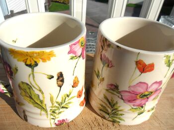 Set Of Two Tankard Mugs In Meadow Flowers Design, 4 of 9