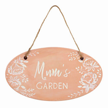 Mum's Or Grandma's Garden Terracotta Sign, 3 of 4