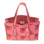 Serendipity Cotton Quilted Tote Bag Pink Pomegranate, thumbnail 4 of 4