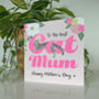 Cat Mum Happy Mother's Day Grey Tabby Cat Card, thumbnail 2 of 2