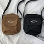 Adjustable Strap Unisex Black Crossbody Bags For Dad, thumbnail 5 of 8
