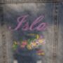 Personalised Embroidered Floral Name Denim Jacket, thumbnail 7 of 7