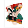 Colourful Abstract Leaf Silhouette Print, thumbnail 4 of 8