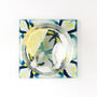 Navy Blue Zingy Yellow Coaster Set, thumbnail 3 of 12