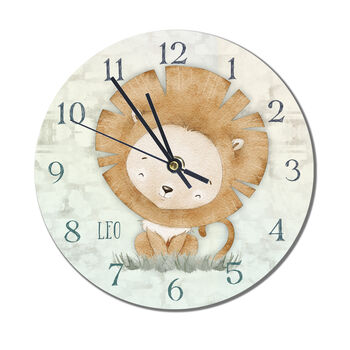 Lion Personalised Clock, 4 of 4