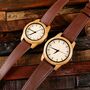 Personalised His And Hers Engraved Bamboo Watch, thumbnail 6 of 9