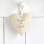 Personalised Hanging Heart Valentines Gift For Wife, Girlfriend, Fiancee, thumbnail 4 of 12