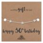 30th Birthday For Her Gold Plated Star Bracelet And Gift Wrap, thumbnail 9 of 9