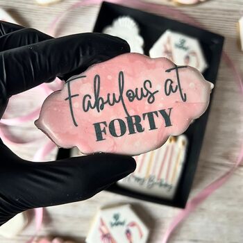 Milestone Birthday Biscuit Gift Box For Her, 5 of 10