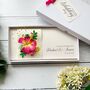 Handmade Wedding Money Wallet Hibiscus Flower, thumbnail 1 of 6