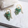 Emerald Grape Earrings, thumbnail 5 of 6