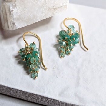 Emerald Grape Earrings, 5 of 6