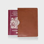 Personalised Pebble Grain Leather Passport Sleeve, thumbnail 2 of 7