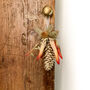 Christmas Ornament Gold Spruce Cone Set Of Three, thumbnail 2 of 6