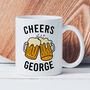 Personalised Mug Cheers, thumbnail 1 of 2