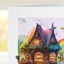 Birthday Card Magic Fairy House Personalised #B01, thumbnail 2 of 8