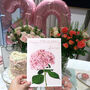 Personalised Hydrangea Age Birthday Card, thumbnail 4 of 8