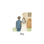 Church Wedding Personalised Fine Art Print, thumbnail 8 of 8