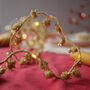 Tinsel Pom Pom Fairy Lights, thumbnail 4 of 7