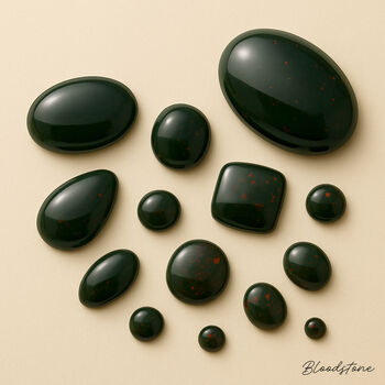 Personalised Sterling Silver Bloodstone Locket, 4 of 10
