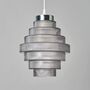 Fluted Ribbed Glass Lampshade, thumbnail 5 of 6