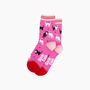 Cats In Love Bamboo Socks In Pink, thumbnail 3 of 4