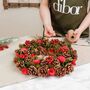 Luxury Christmas Roses Wreath, thumbnail 5 of 7