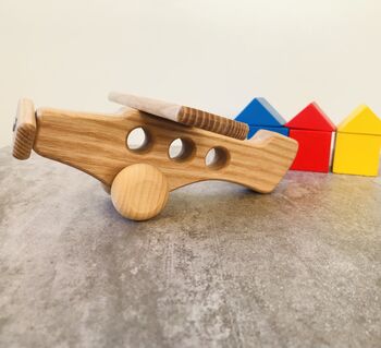 Children's Aeroplane Personalised Heirloom Toy, 7 of 7
