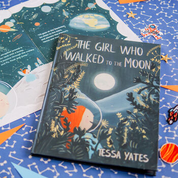 The Girl Who Walked To The Moon Book And Writing Set, 9 of 12