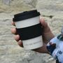 Personalised Etched Initials Reusable Coffee Cup, thumbnail 10 of 11
