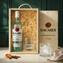 Personalised Bacardi White Rum Gift Set With Glass 37.Five% Abv 70cl, thumbnail 1 of 7