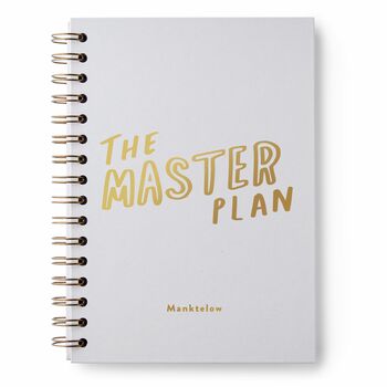 Master Plan Hardback Personalised Notebook, 8 of 8