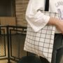 Checkered Monochrome Tote Bags, thumbnail 4 of 4