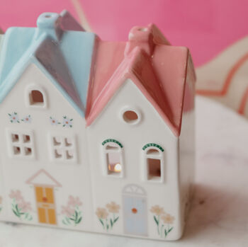 Cottagecore Pastel House Incense Burner Tealight Holder, 6 of 6