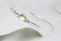 Elegant Sterling Silver Lily Bangle, thumbnail 1 of 7