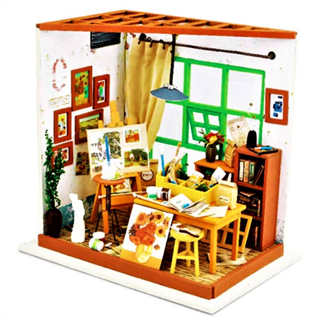 create your own artist dollhouse ada's studio by rolife by friendly