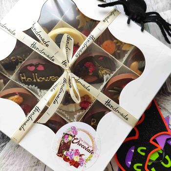 Halloween Chocolate Rounds, Personalised Artisan Treat, 8 of 9